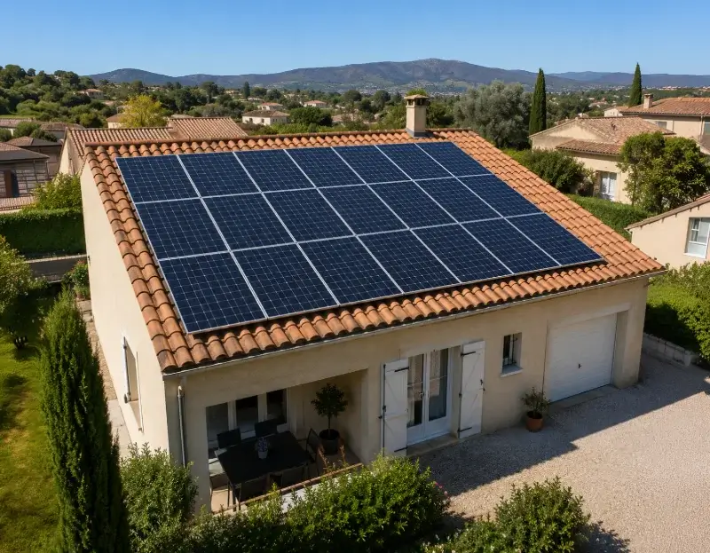 Prime à l'autoconsommation panneaux solaires Lédenon — aide financière de l'État